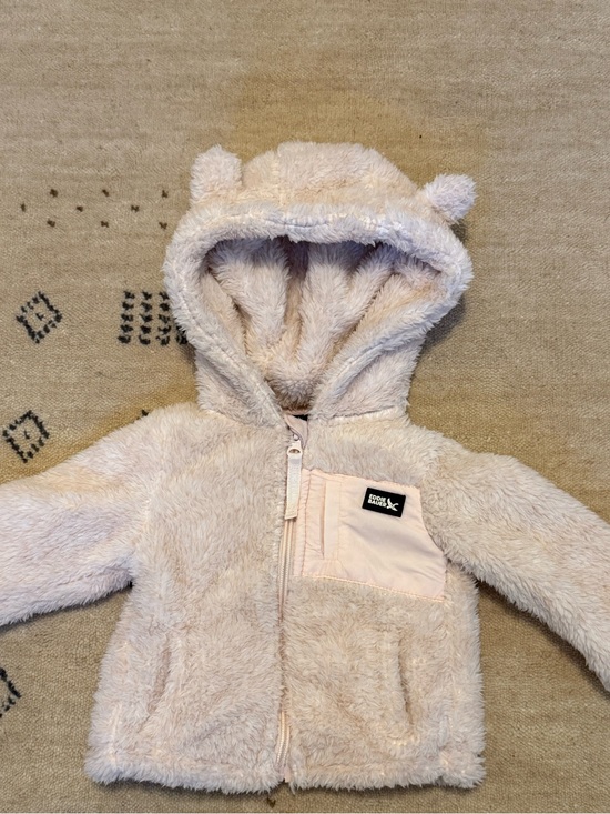 Eddie Bauer Other - Pink fluffy Eddie Bauer baby jacket